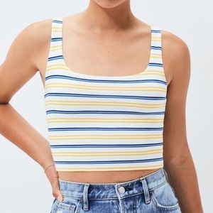 Kendall & Kylie Striped Tank Top